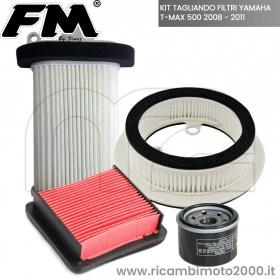 kit tagliando filtri tmax 500 2008 - 2011 fm